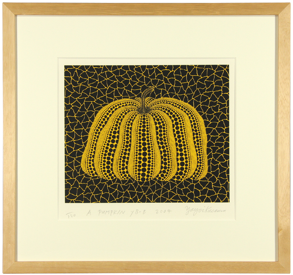 リトグラフ 草間彌生 かぼちゃ パンプキン - 絵画/タペストリ